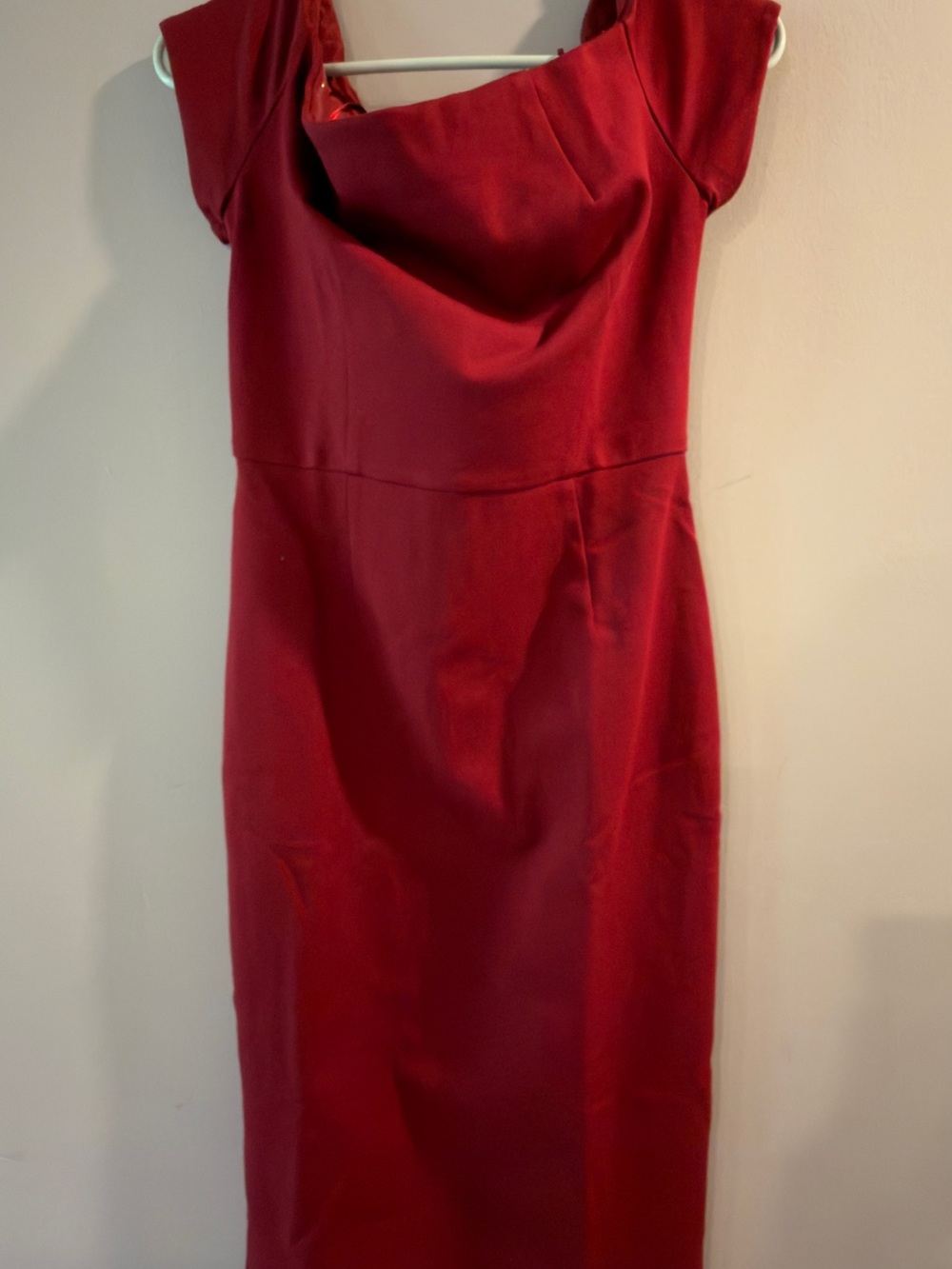 Trina Turk Red Midi Sheath Dress